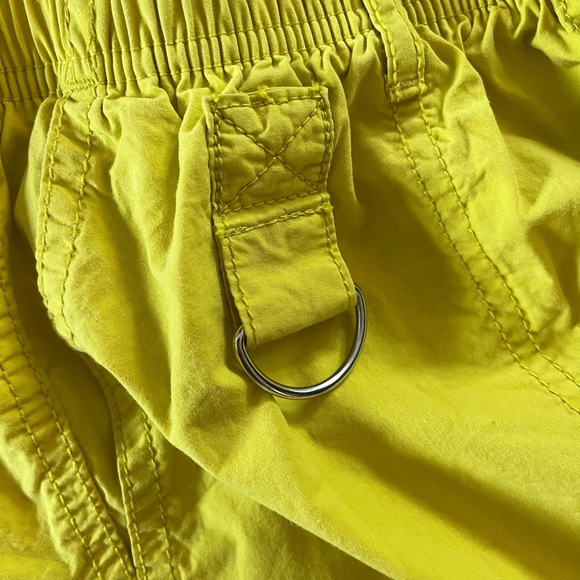 Women’s BRIGHT LEMON YELLOW Cargo TRACK PANTS  by Wild Fable; SIZE SMALL; NWT - Picture 5 of 5